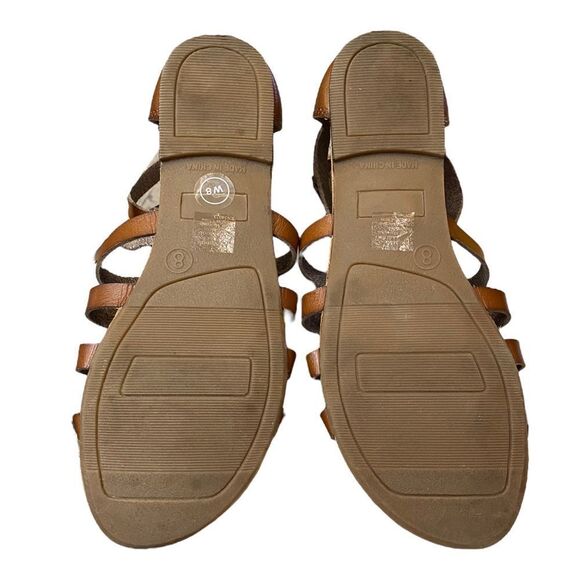 GAP Women's Dark Tan Gladiator Sandals 8 - Picture 6 of 6